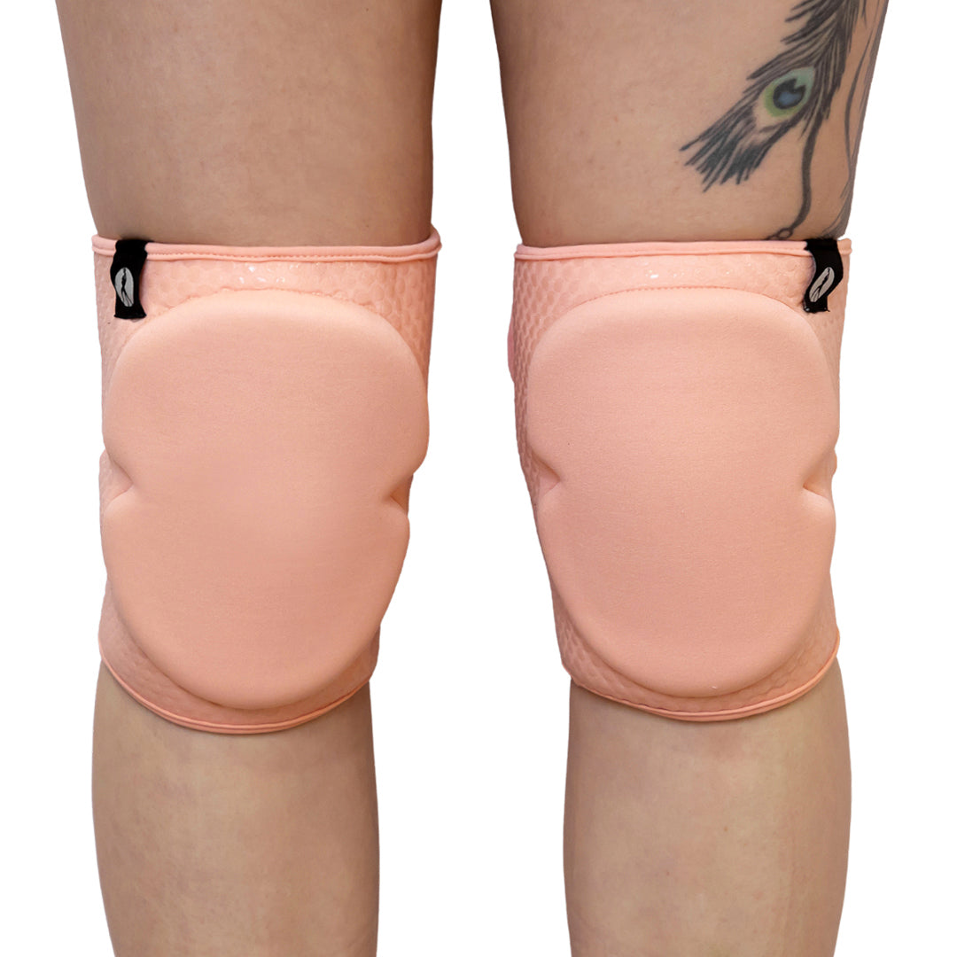 (Buy) PINK GRIPPY KNEE PADS VELCRO POLE DANCERS CHOICE The Pole Room