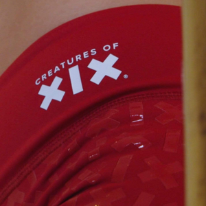 CREATURES OF XIX |  GECKO GRIPPY LEGGINGS I RED RUST