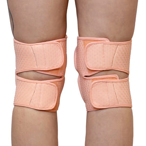 PINK GRIPPY KNEEPADS - EXTRA THICK 12MM PADDING WITH GEL GRIP (VELCRO)