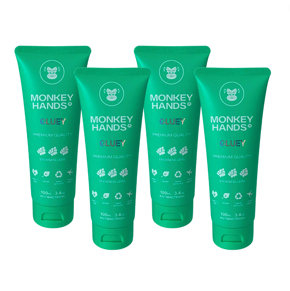 Monkey Hands Gluey Grip 100ml (pack de 2) Monkey Hands Gluey 100ml Monkey Hands Gluey Grip 100ml (pack de 2) Monkey Hands Gluey 100ml