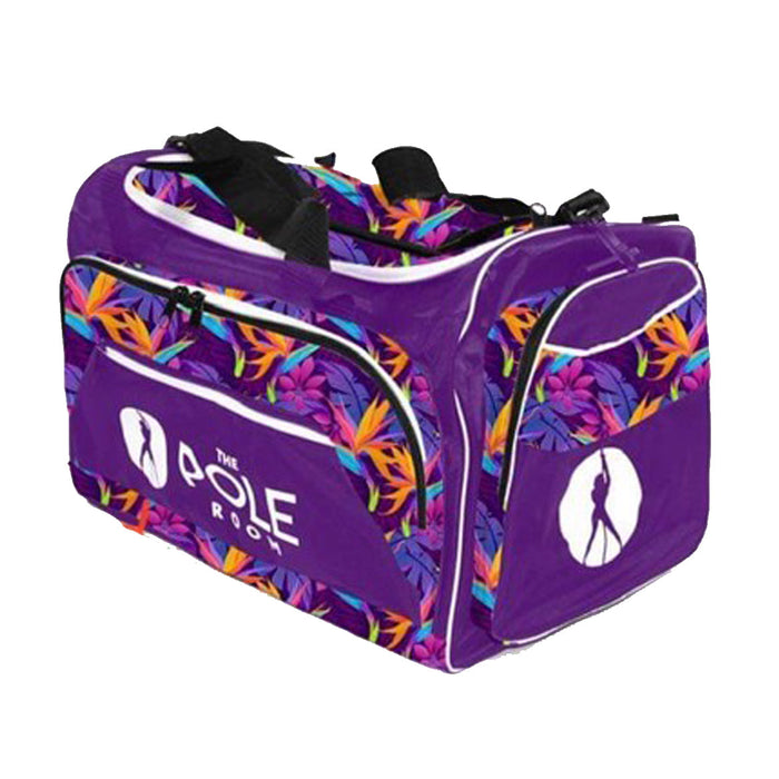 POLE BAG WITH ADJUSTABLE STRAP - Purple