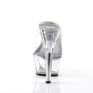 KISS-201 | 6 INCH  CLEAR/CLEAR PLATFORM HEEL