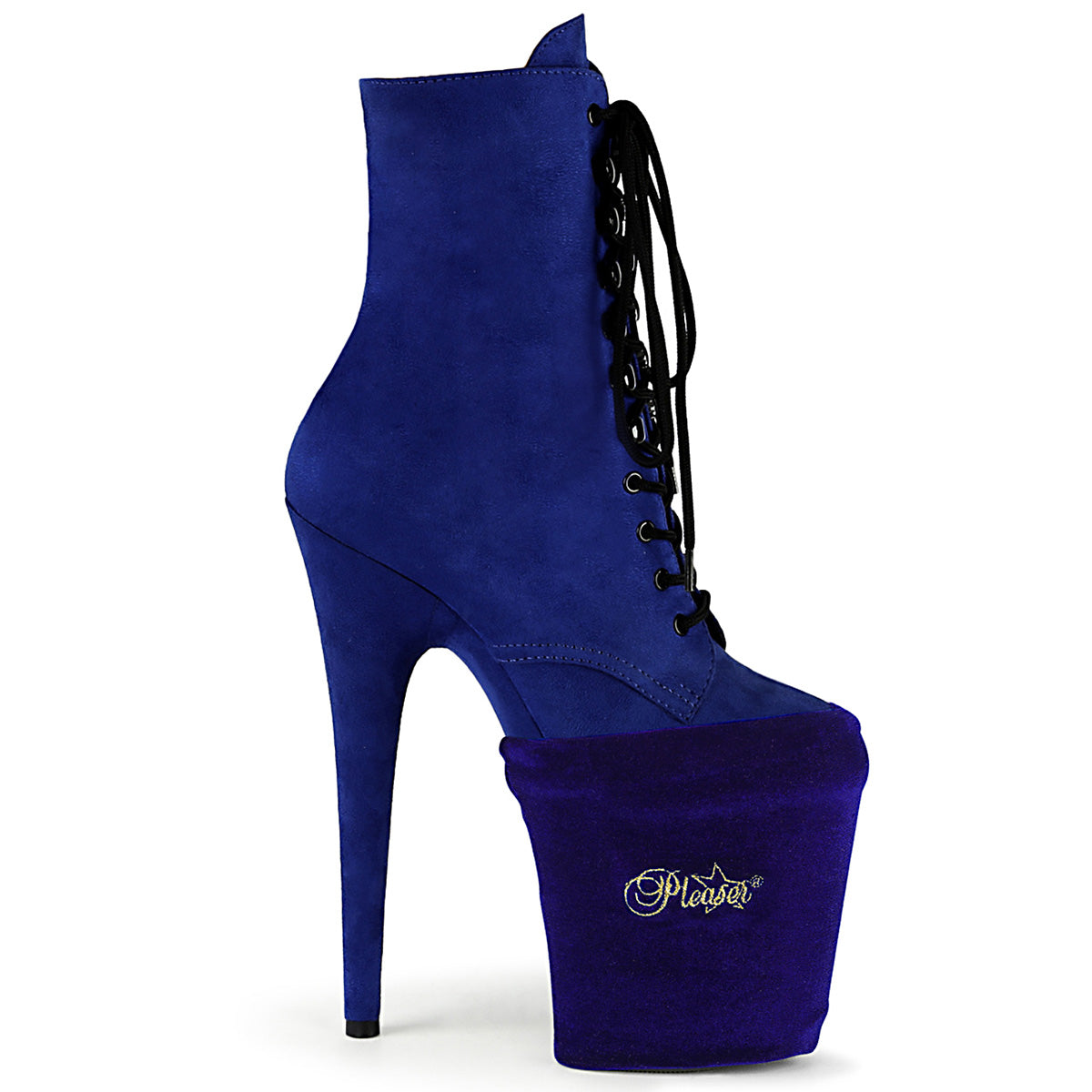 ROYAL BLUE VELVET MATERIAL HEEL PROTECTORS – The Pole Room